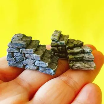 2 шт. лестница кукольный домик сказочный сад гном мох террариум домашний садовый декор стола ремесла бонсай миниатюры садовые принадлежности для рукоделия