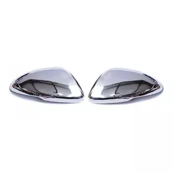 2 шт. левая и правая хромированная крышка зеркала для Vauxhall, Opel, ASTRA K 2015+ крышка зеркала автомобиля CHINA