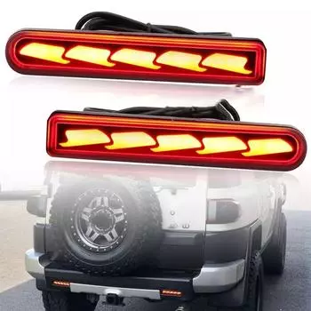 2 шт. левый и правый светодиодный отражатель заднего бампера для FJ Cruiser 2007-2014