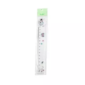 2 шт. Линейка Kawaii Рисунок Подарочный Мультфильм Школьные Принадлежности Милые Прямые Канцелярские Принадлежности Пластик 2pcs