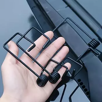 2 шт. литые пружины усилителя стеклоочистителя ветрового стекла - подходят, легко устанавливаются, запасные части для авто 2pcs чёрный