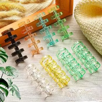 2 шт./лот 5 отверстий кольца для переплета листов отверстия дневник блокнот кольца канцелярские принадлежности держатель зажим для переплета книг кольца 2pcs