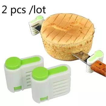 2 шт./лот, 5 слоев, ломтерезка для хлеба, пищевой пластиковый резак для хлеба для торта, 5 рычагов, нож для резки хлеба S