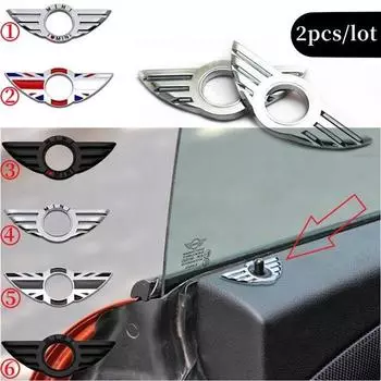 2 шт./лот автомобильный Стайлинг дверной штифт замок крыло эмблема значок наклейки декоративные 4