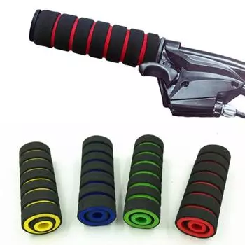 2 шт./лот губчатые велосипедные ручки для езды на велосипеде на открытом воздухе, велосипедные ручки для горного велосипеда, противоскользящие мягкие ручки для руля велосипеда