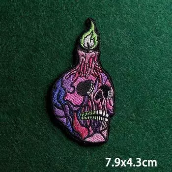 2 шт./лот нашивки, железные нашивки для одежды, вышивка, наклейка на одежду, вышитые нашивки для одежды, термоклеевые нашивки