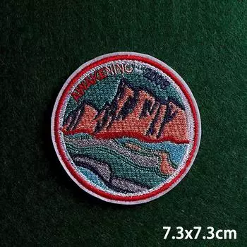 2 шт./лот нашивки, железные нашивки для одежды, вышивка, наклейка на одежду, вышитые нашивки для одежды, термоклеевые нашивки