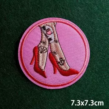 2 шт./лот нашивки, железные нашивки для одежды, вышивка, наклейка на одежду, вышитые нашивки для одежды, термоклеевые нашивки