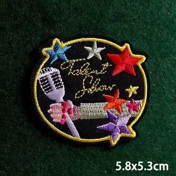2 шт./лот нашивки, железные нашивки для одежды, вышивка, наклейка на одежду, вышитые нашивки для одежды, термоклеевые нашивки