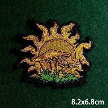 2 шт./лот нашивки, железные нашивки для одежды, вышивка, наклейка на одежду, вышитые нашивки для одежды, термоклеевые нашивки