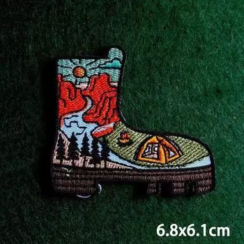 2 шт./лот нашивки, железные нашивки для одежды, вышивка, наклейка на одежду, вышитые нашивки для одежды, термоклеевые нашивки