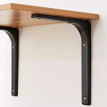 2 шт./лот настенная плавающая полка с распоркой, декоративные кронштейны для полок, 75-400 мм L-образный металлический угловой кронштейн для полки