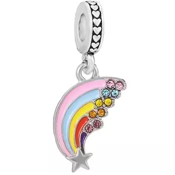 2 шт./лот, новинка 2022 года, посеребренные бусины, мультяшные висячие подвески, подходят оригинальные брендовые браслеты, ожерелья для женщин, ювелирные изделия своими руками 2pcs