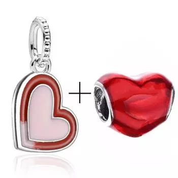 2 шт./лот, новые очаровательные бусины для мамы и папы, брендовые браслеты в европейском стиле для женщин, семейные романтические украшения, подарок. Купите 1, получите 1 бесплатно.