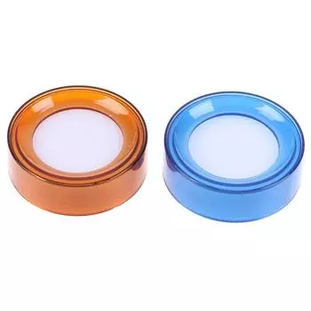 2 шт./лот пластиковый круглый чехол палец мокрая губка демпфер для кассира подсчет денег