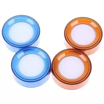 2 шт./лот пластиковый круглый чехол палец мокрая губка демпфер для кассира подсчет денег