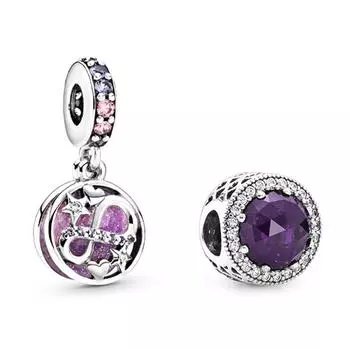 2 шт./лот, подвеска высокого качества с совой, лисой и дельфином, подходит для браслетов-подвесок «сделай сам», ожерелья для женщин, детей, мужчин, ювелирные аксессуары