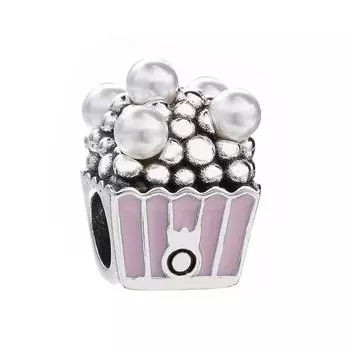 2 шт./лот, романтический кошелек на высоком каблуке, подвески в виде попкорна, бусины, подходят оригинальные брендовые браслеты, ожерелья для женщин, изготовление ювелирных изделий своими руками 2pcs