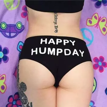 2 шт./лот трусики с буквенным принтом большого размера, женское сексуальное нижнее белье, трусики S чёрный