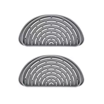 2 шт. лоток для диспенсера для воды, простая установка, конструкция с углублением, противоскользящая силиконовая пластина с защитой от разливов, поддон для сбора капель A чёрный