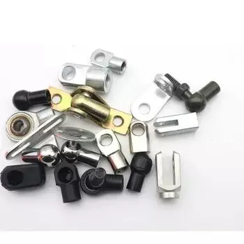 2 шт. M5/M6/M8 с внутренней/наружной резьбой для автомобильной газовой пружины, универсальный соединительный элемент стойки, сменные фиксированные разъемы