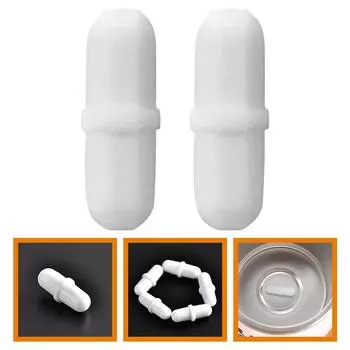 2 шт. Магнитная мешалка миксер блендер чашка для смешивания кофе мешалка лабораторная пластина из полипропилена белый