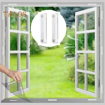 2 шт. магнитная пряжка для экрана, самоклеящиеся зажимы для ремонта экрана, зажимы для крепления оконного экрана без перфорации для дома белый