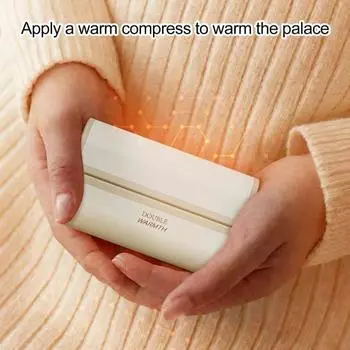 2 шт. Магнитные перезаряжаемые грелки для рук 6000 мАч электрическая грелка для рук портативная карманная ручная светло-розовый