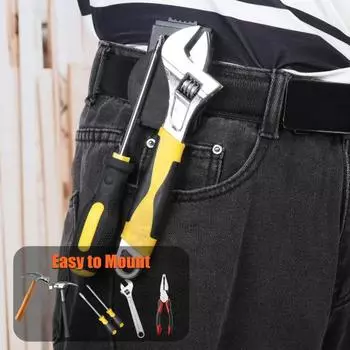 2 шт. магнитных зажимов для ремня, устойчивых к царапинам, универсальных, простых в установке, прочных магнитных инструментов B