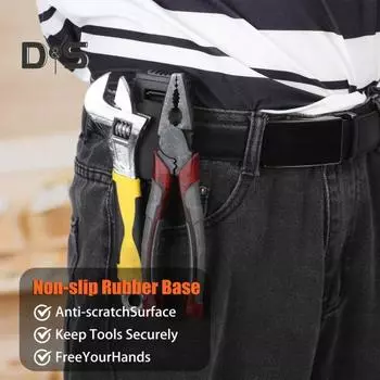 2 шт. магнитных зажимов для ремня, устойчивых к царапинам, универсальных, простых в установке, прочных магнитных держателей для инструментов, аксессуаров для крепления на ремне 2pcs