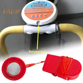 2 шт. магнитный ключ безопасности для беговой дорожки, магнитный переключатель безопасности для беговой дорожки, круглая замена ключа безопасности для большинства беговых дорожек 2pcs