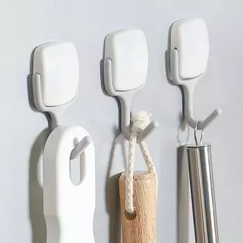 2 шт. магнитный крючок без гвоздей, сильная несущая нагрузка, без следов, микроволновая печь, холодильник, подвесные крючки, стойка для дома Square