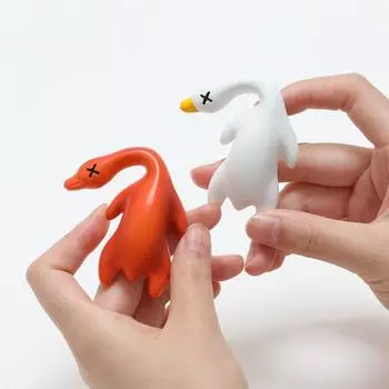 2 шт. магниты на холодильник из смолы ручной работы, кавайные магниты на холодильник в форме утки, персонализированные магнитные наклейки на стол