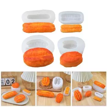 2 шт. маленькая жареная еда силиконовая форма помадка торт форма для выпечки инструмент для изготовления шоколадных конфет свечей желе мыло B