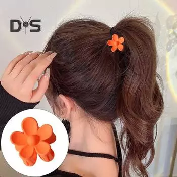 2 шт., маленький коготь для волос в форме цветка, легко открывается, сильная фиксация, боковая шпилька, пластиковая смола, мини-заколка для волос, аксессуар для волос для ежедневной вечеринки синий