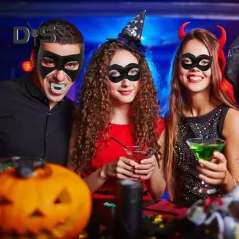 2 шт. маска для вечеринки черная DIY ретро маска для вечеринки дышащая полумаска для лица маска для лица Марди Гра для взрослых мужчин женщин Хэллоуин косплей F