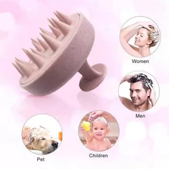2 шт., массажер для кожи головы, щетка для шампуня с ручкой, отшелушивающее средство для кожи головы от перхоти, силиконовый скребок для волос для женщин и мужчин, средство для распутывания влажных и сухих волос, душ B
