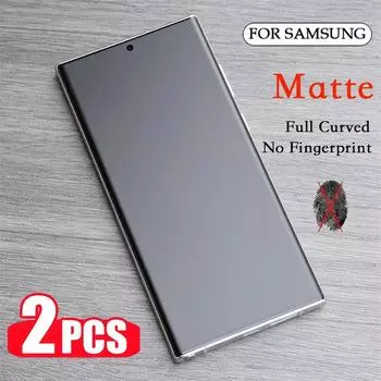 2 шт. матовая гидрогелевая пленка для Samsung Galaxy S24 S23 S22 Ultra S21 FE S20 Plus, защитная пленка без отпечатков пальцев, не закаленное стекло For Samsung S25 Ultra