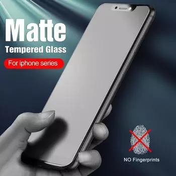 2 шт. матовое закаленное стекло для iPhone 16 15 14 13 Pro Max стекло для iPhone 13 12 11 Pro Xs Max X XR 6 7 8 Plus Mini SE 2020 защитная пленка для экрана iPhone 6 прозрачный