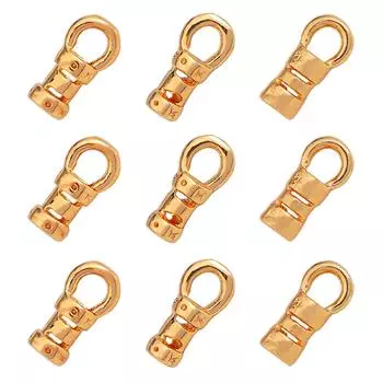 2 шт. медная пряжка безопасная цепочка веревка для DIY ожерелье браслет ювелирные изделия аксессуары для изготовления принадлежностей ручной работы 7mm 2pcs