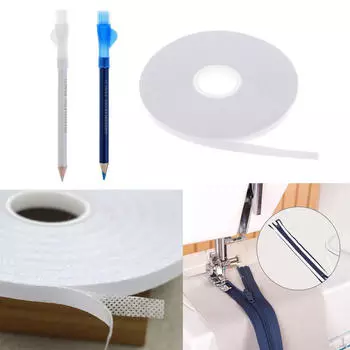 2 шт., меловая ручка-карандаш для портного ( ) + 1 шт. двухсторонняя лента