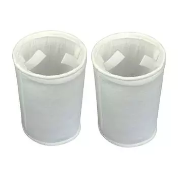 2 ШТ. Мешки-фильтры для бассейна и спа, Многоцелевые фильтр-мешки, Текстура из нетканого материала, Подходят для высокоэффективной фильтрации