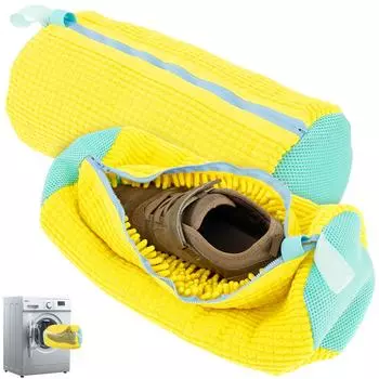 2 шт. мешок для стирки обуви быстрое удаление грязи стирка стиральная машина ленивые люди антидеформационный фильтр для одежды утолщение многоразовый серый