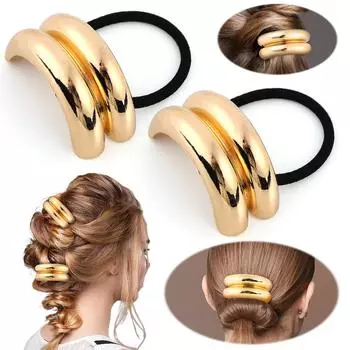 2 шт. металлическая резинка для волос геометрический головной убор ретро манжета для волос обертывание для женщин девочек