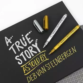 2 шт. металлическая ручка для рукоделия золотого, серебряного цвета художественный маркер для рисования подписи краска украшения для школы на водной основе