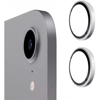 2 шт. металлическая защитная крышка для объектива камеры из закаленного стекла для Ipad Air Pro 2024 11 13 дюймов Ipadair Ipadpro защитная пленка черные аксессуары For iPad Pro 2024 11 inch чёрный