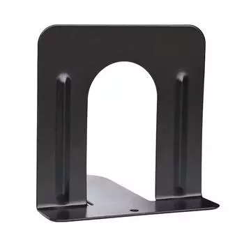 2 шт. металлические держатели для книг, прочные книжные зажимы, книжные зажимы, настольный держатель для журналов, книжные скобы, стойка для школьных канцелярских принадлежностей чёрный