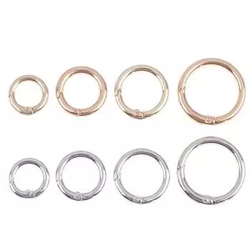 2 шт. металлические пружинные уплотнительные кольца, пряжки, зажимы, карабины, кошельки, сумки, аксессуары 20mm розового золота
