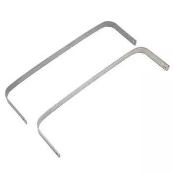 2 шт. Металлические рамки ретро стильная внутренняя алюминиевая рама 11,8 дюймов для сумок-кошельков для рукоделия