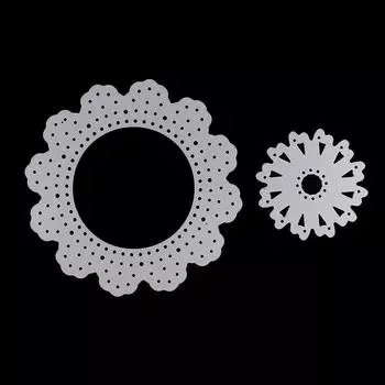 2 шт. металлические трафареты для высечки подсолнуха, инструмент для тиснения, DIY открытка, украшение для фотоальбома